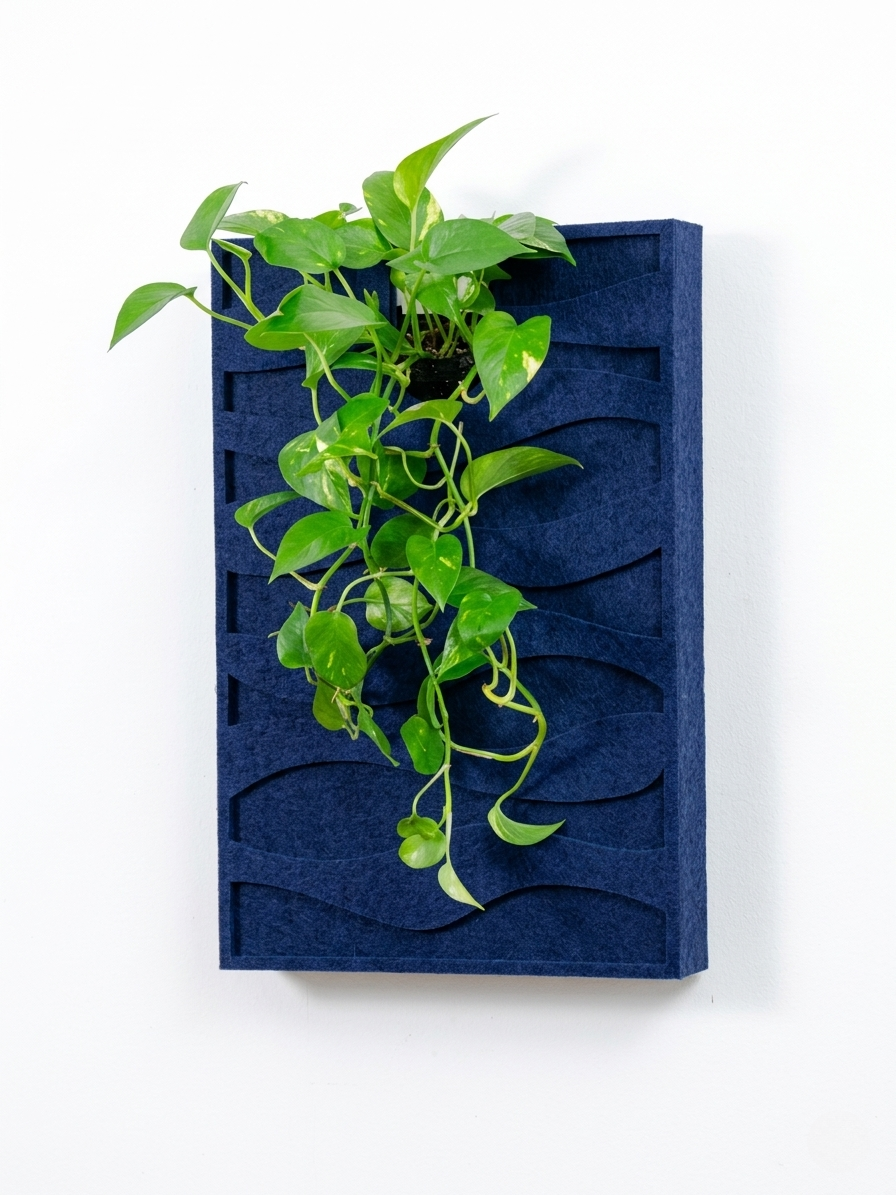 tableau-vegetal-acoustique-wave-bleu